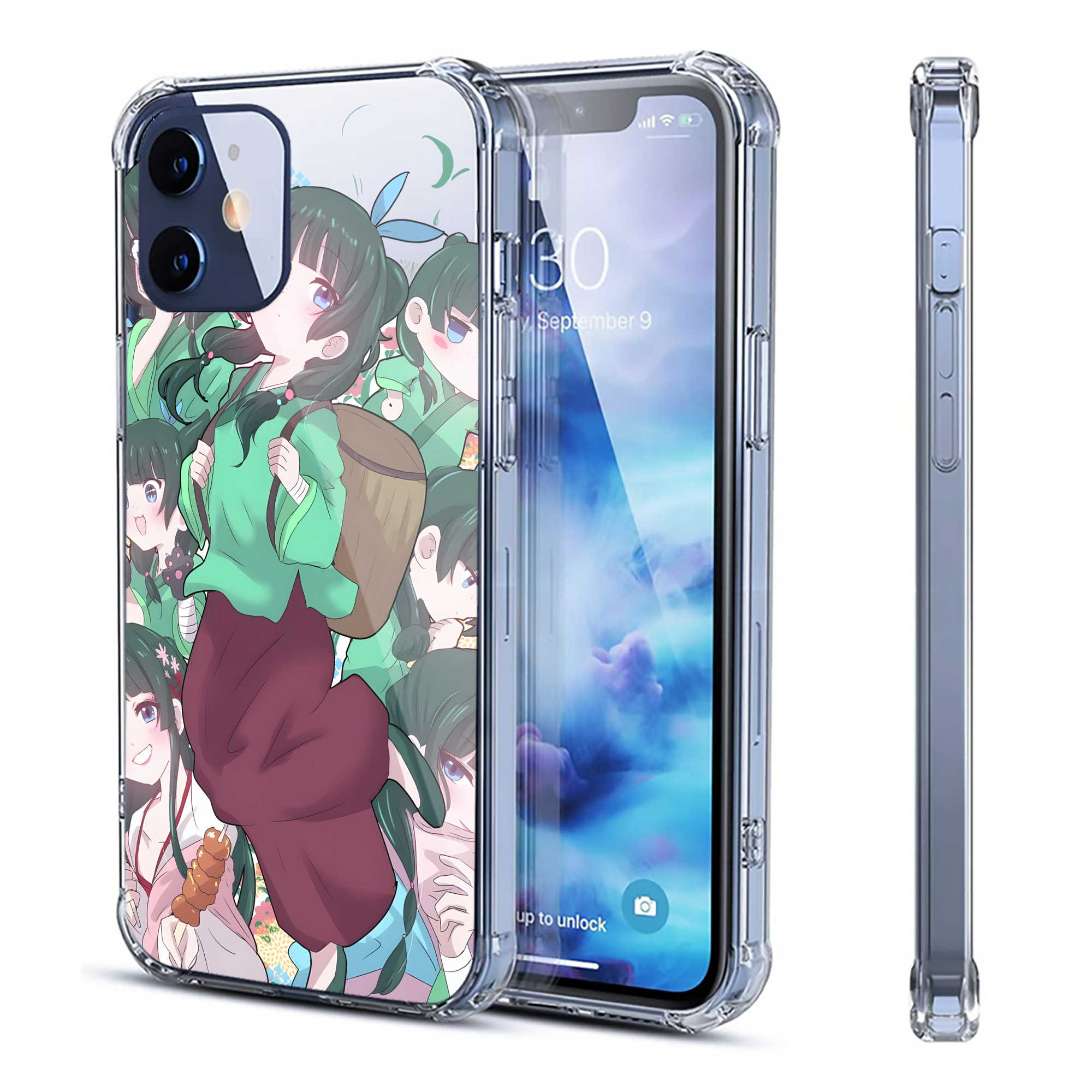 （画像用） 薬屋のひとりごと The Apothecary Diaries 【iPhone 12シリーズ対応】透明スマホケース（クリアソフトケース）